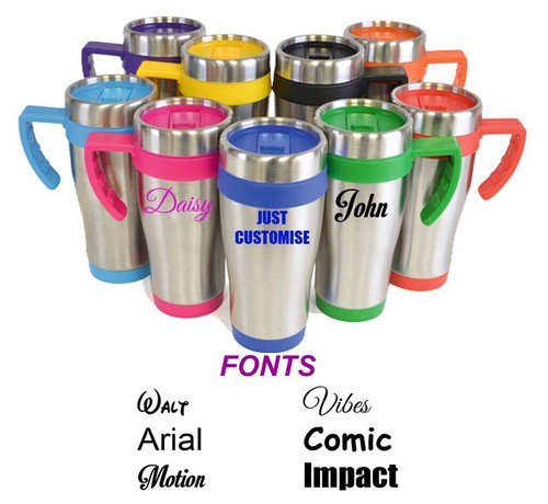 Custom personalised travel mug - custom,