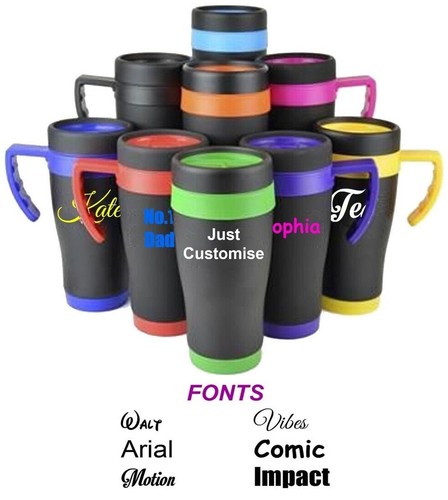 Custom personalised travel mug - personalised,