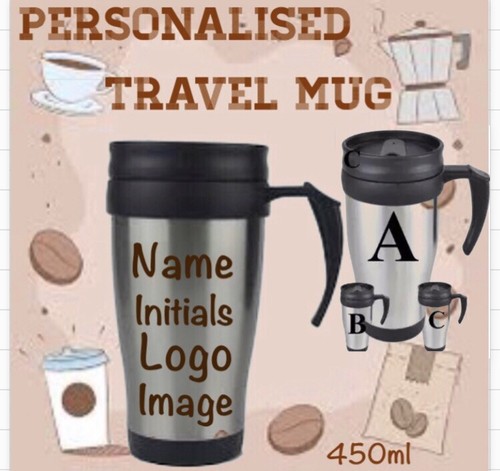 Personalised travel mug - mug,