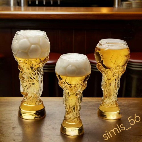 Football trophy beer glass cup - beer,