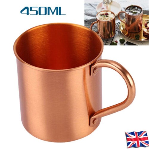 Pure copper mug 450ml cup - mug,