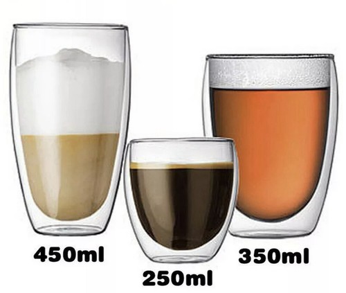 Double wall insulated glasses - double,