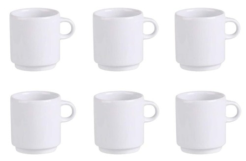 Set 180ml white tea mug - set,