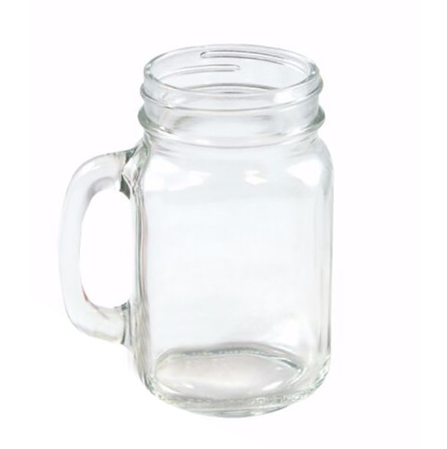 Glass drinking jar - glass,