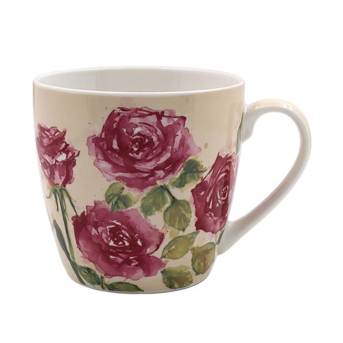 Rose breakfast mug - mug, jennifer