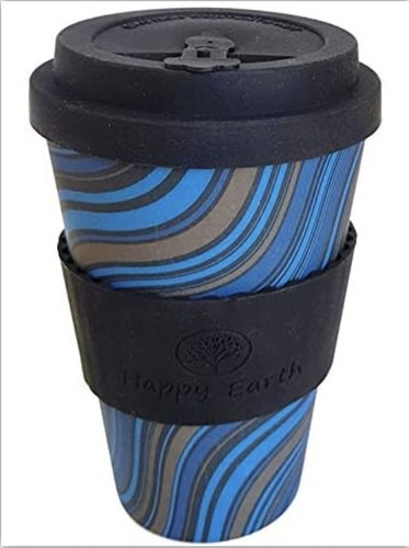 Bamboo coffee cup reusable - bamboo, eco