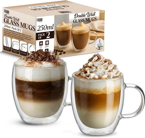 Double wall insulated mugs - double,